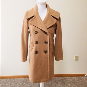Jcrew Long Wool Peacoat